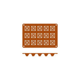 Frenti Pyramid Silicone Baking & Dessert Mould (6-Cup / 15-Cup Sizes)