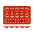Silicon Mould-Mini Tartaleta | 15-Cup