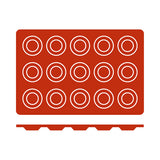 Silicon Mould-Mini Tartaleta | 15-Cup