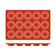 Silicon Mould-Tartaleta | 15-Cup