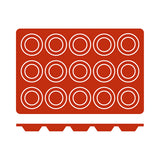 Silicon Mould-Tartaleta | 15-Cup