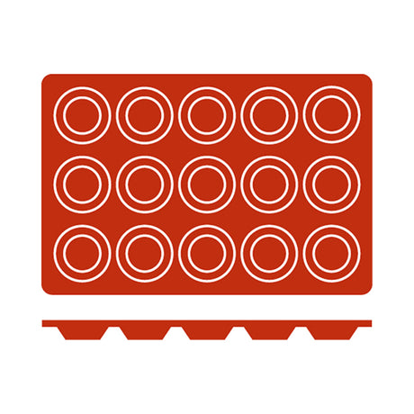 Silicon Mould-Tartaleta | 15-Cup