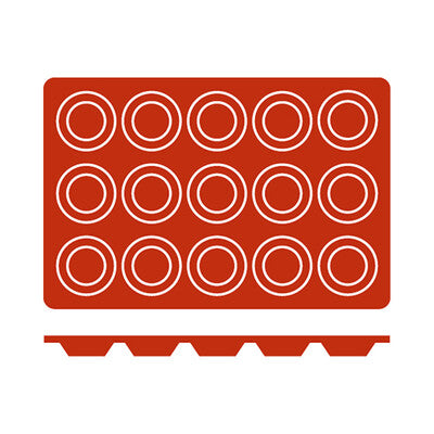 Frenti Tartaleta Tartlet Silicone Baking & Dessert Mould (Multi-Cup Sizes)