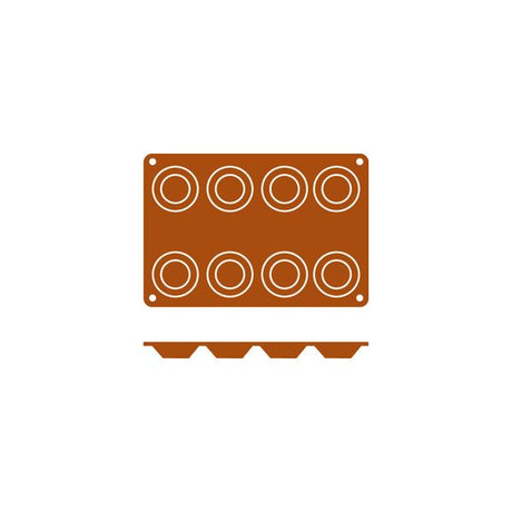 Silicon Mould-Tartaleta | 8-Cup