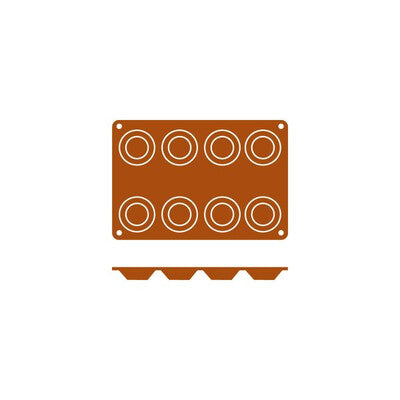 Frenti Tartaleta Tartlet Silicone Baking & Dessert Mould (Multi-Cup Sizes)