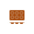 Silicon Mould-Tartaleta | 6-Cup