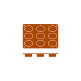 Frenti Oval Silicone Baking & Dessert Mould (9-Cup / 16-Cup Sizes)
