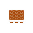 Silicon Mould-Oval | 9-Cup
