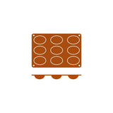 Silicon Mould-Oval | 9-Cup