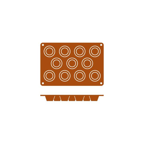 Silicon Mould-Muffin | 11-Cup