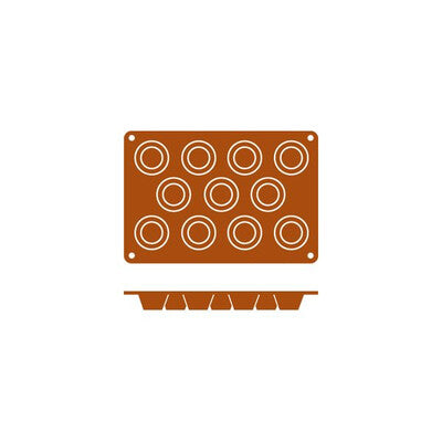 Frenti Muffin Silicone Baking & Cupcake Mould (Multi-Cup Sizes)