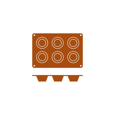 Frenti Muffin Silicone Baking & Cupcake Mould (Multi-Cup Sizes)