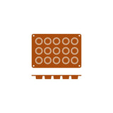 Silicon Mould-Petit Four | 15-Cup