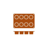 Silicon Mould-Cilindro | 8-Cup