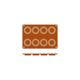 Frenti Florentino Florentine Silicone Baking & Dessert Mould (8-Cup / 24-Cup)