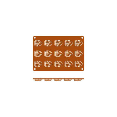 Frenti Madalena Madeleine Silicone Baking & Dessert Mould (9-Cup / 15-Cup Sizes)