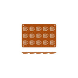 Frenti Madalena Madeleine Silicone Baking & Dessert Mould (9-Cup / 15-Cup Sizes)