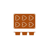 Silicon Mould-Corazon | 6-Cup
