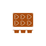 Frenti Silicone Specialty Baking & Dessert Mould (Brioche Fluted / Corazon Heart Styles)