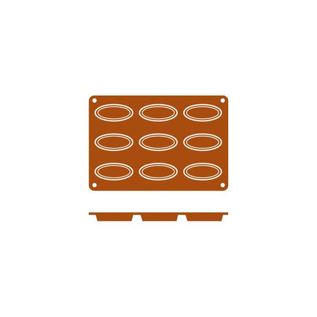 Silicon Mould-Barqueta | 9-Cup