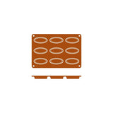 Frenti Barqueta Boat Shaped Silicone Baking & Dessert Mould (9-Cup / 12-Cup Sizes)