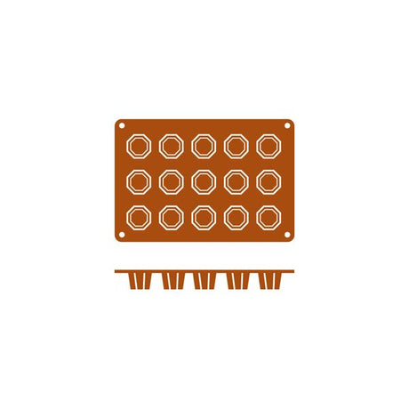 Silicon Mould-Octogono | 15-Cup