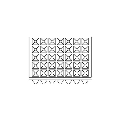 Silicon Mould-Pyramids, 35-Cup, Cup Size: 65X65X35Mm/61Ml