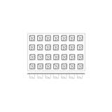 Silicon Mould-Sweet Corner, 28-Cup, Cup Size: 52X52X51Mm/102Ml