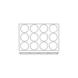 Silicon Mould-Disco, 12-Cup, Cup Size: 120X22Mm/120Ml