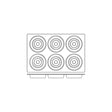 Silicon Mould-Tart, 6-Cup, Cup Size: 166X39Mm/614Ml