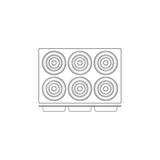 Silicon Mould-Tart, 6-Cup, Cup Size: 166X39Mm/614Ml