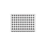 Silicon Mould-Mini Charlotte, 77-Cup, Cup Size: 35X15Mm/9Ml