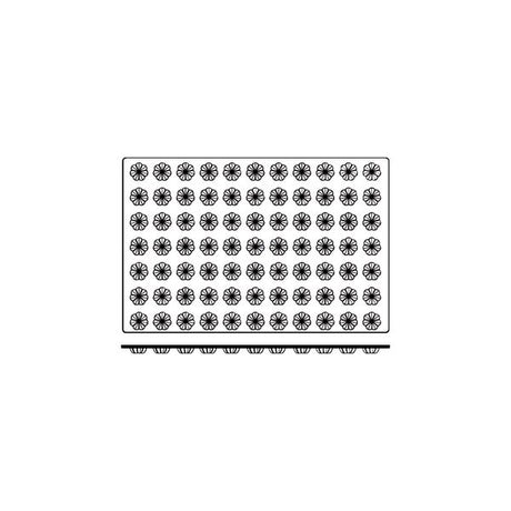 Silicon Mould-Mini Charlotte, 77-Cup, Cup Size: 35X15Mm/9Ml