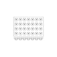 Silicon Mould-Ecypse, 28-Cup, Cup Size: 70X37Mm/100Ml
