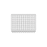 Silicon Mould-Mini Cube, 88-Cup, Cup Size: 25X25X24Mm/12Ml