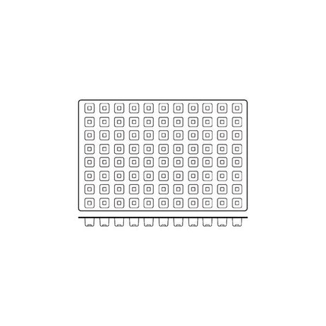 Silicon Mould-Mini Cube, 88-Cup, Cup Size: 25X25X24Mm/12Ml