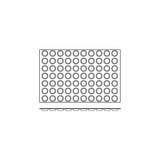 Silicon Mould-Florentine, 70-Cup, Cup Size: 45X10Mm/15Ml