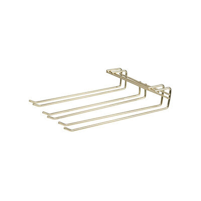 Trenton Under-Cabinet Stemware Glass Hanger Rack (Multi-Row, Size & Finish)
