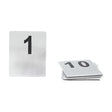 Flat Table Numbers-S/S | 100X80Mm | Set 1-10