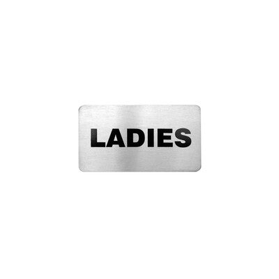 Trenton Stainless Steel Commercial Wall Sign & Door Plate (Multi-Style)