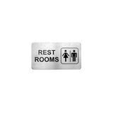 Trenton Stainless Steel Commercial Wall Sign & Door Plate (Multi-Style)