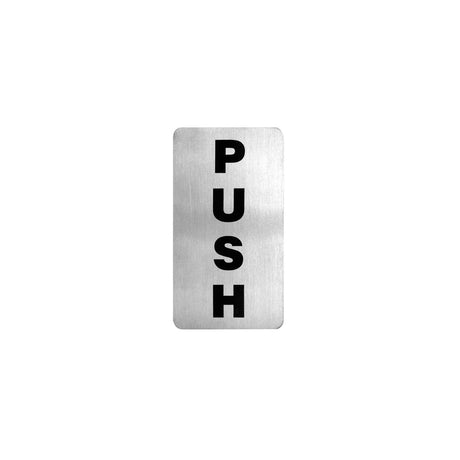 Wall Sign-S/S | Push