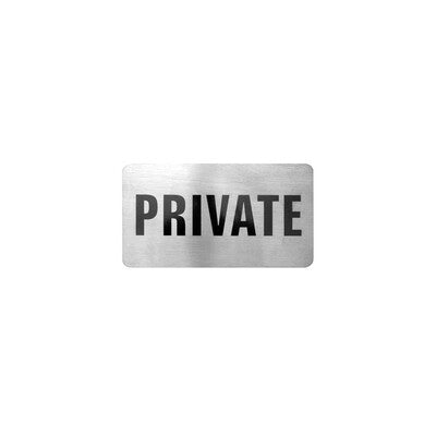 Trenton Stainless Steel Commercial Wall Sign & Door Plate (Multi-Style)