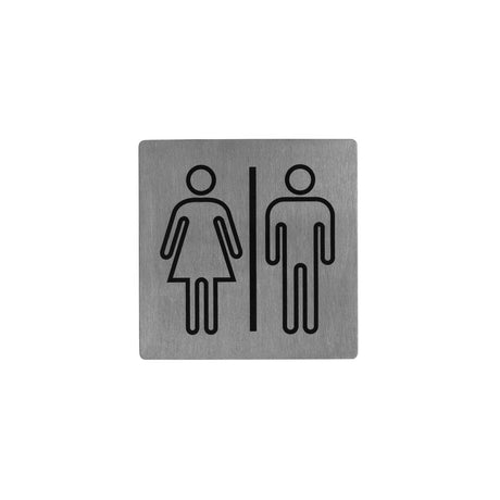 Wall Sign-S/S | Large | Restrooms