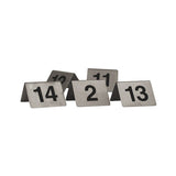 Trenton A-Frame Stainless Steel Restaurant Table Numbers (Numbered Sets)