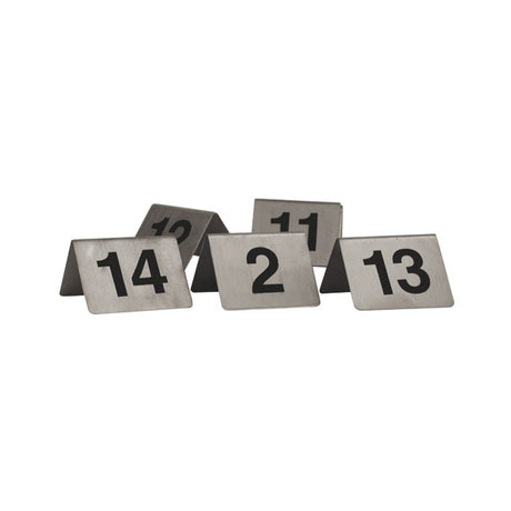 Table Number-S/S | A-Frame | 50X50Mm | Set 31-40