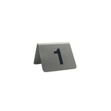 Trenton A-Frame Stainless Steel Restaurant Table Numbers (Individual Numbers 1,2,8,9,14)