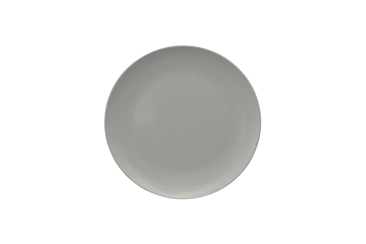 Single Colour Melamine Plate, 20cm - Dusty Grey