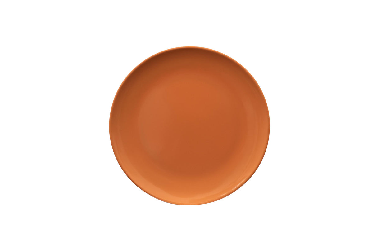 Single Colour Melamine Plate, 20cm - Apricot