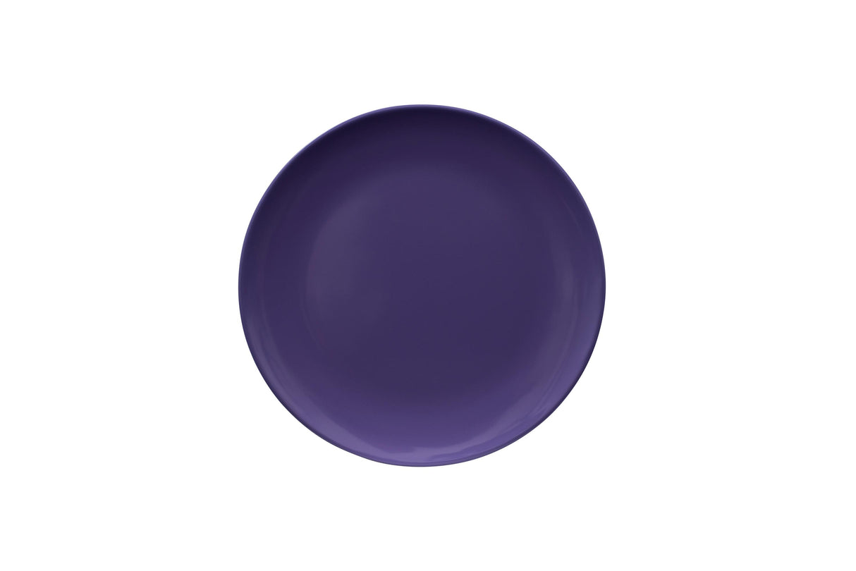 Single Colour Melamine Plate, 20cm - Lavender